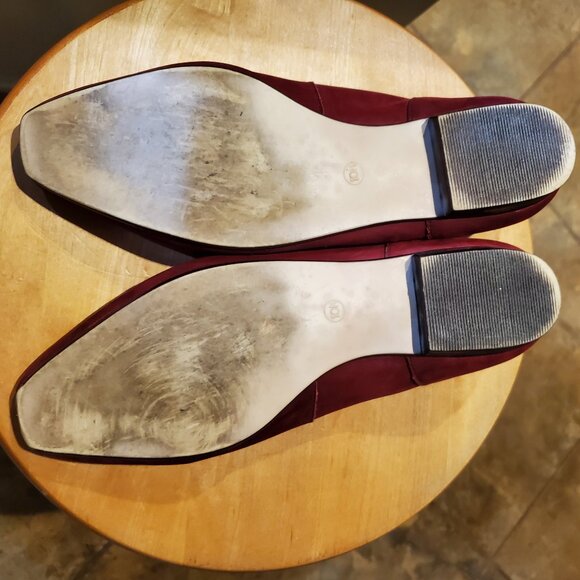 Calico red leather loafer size 10M - Picture 2 of 4